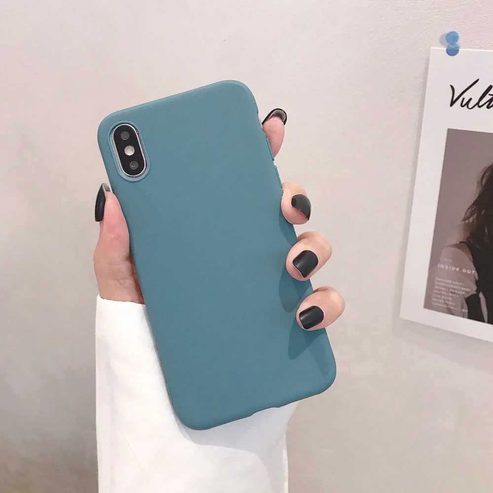 Candy Silione Rubber Stoßfest Fall für iphone X XS Max XR Abdeckung Für iphoneX Xr XS Max Ultra Dünne Stoßstange Fundas Fall Coque – Detail 4