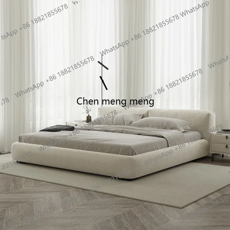 

Italian Queen Adult Double Bed Designer Europen Air Frames Double Bed Bedroom Luxury Wooden Letto Matrimoniale Home FurnitureEz