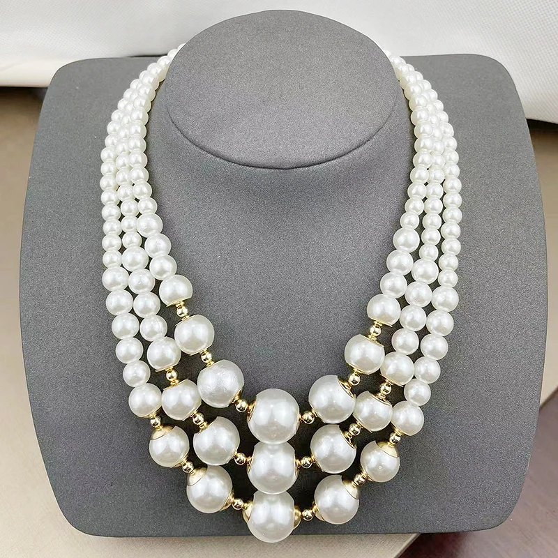 fnaf Piercing Beads Short Pearl Necklace 2 Rupee Items Clavicle Necklaces For Women Collares Para Mujer Dropshipping Center