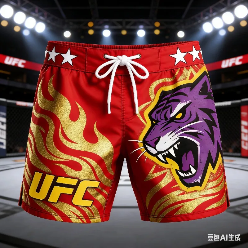 

Новые шорты для тренировок по боксу и фитнесу UFC Ultimate Fighting MMA 2026 года, мужские и женские, дышащие, быстросохнущие, влагоотводящие