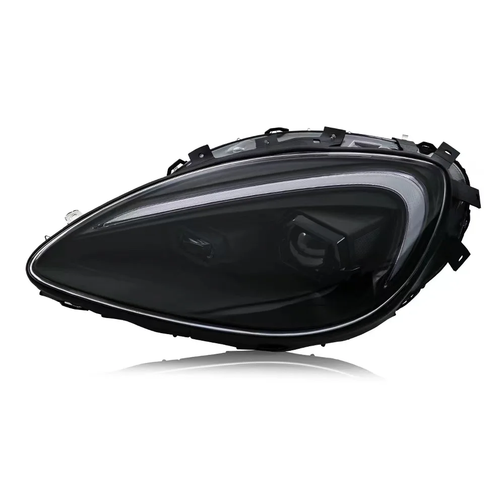 سيارة العلوي ل 2005-2013 تشيفي كورفيت C6 RGB LED المصابيح الأمامية الجمعية العارض اكسسوارات السيارات بدء التشغيل الرسوم المتحركة