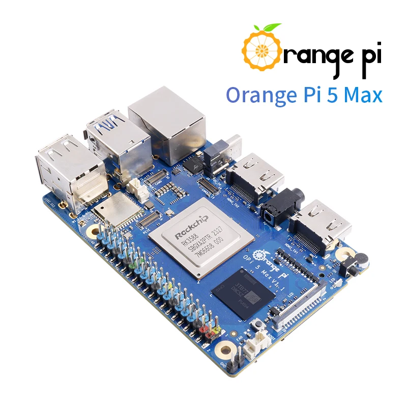 Imagem -03 - Laranja pi Max Computador de Placa Única Lpddr5 Rockchip Rk3588 Placa de Desenvolvimento M.2 Pcie 2.5g Lan Wifi bt Laranja pi Max 8gb de Ram