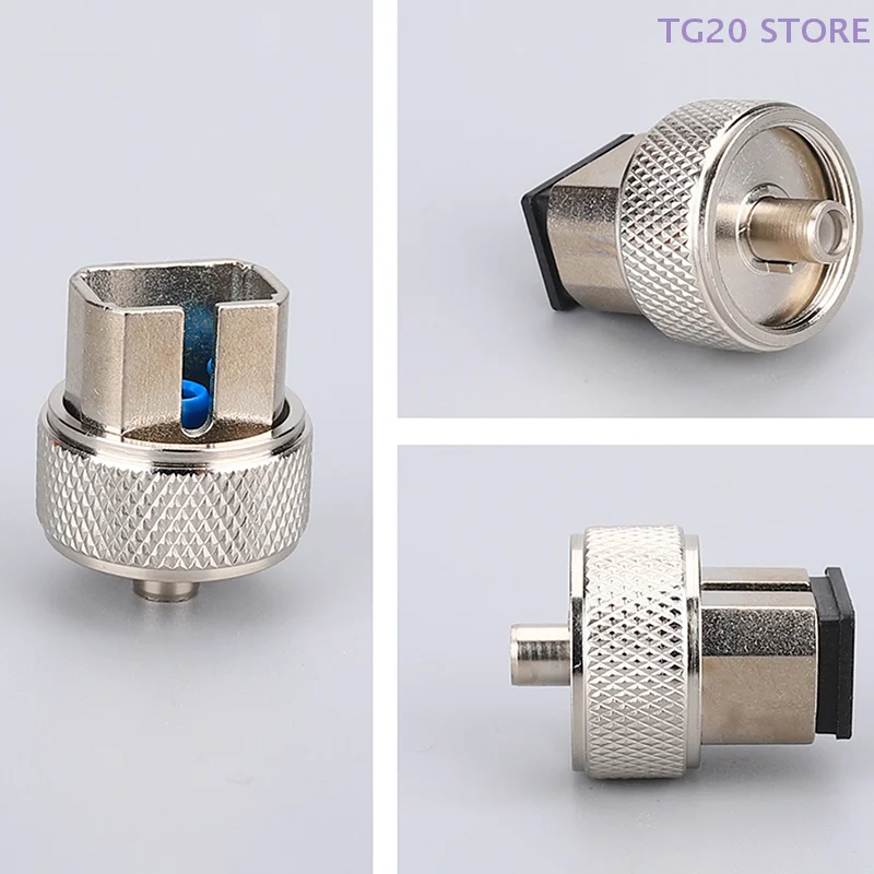 1Pcs FC ST SC LC APC Adaptor OTDR Transfer Connector Fiber Optic Connector For Optical Time Domain Reflectometer Fiber Parts