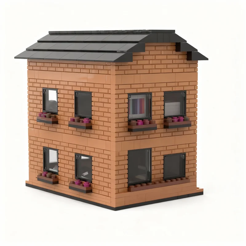 1115 stuks MOC Bloemenkast Huis Model Bouwstenen Constructie Kerstcadeau Monteer DIY Creatief Educatief Bouwsteen Speelgoed Idee