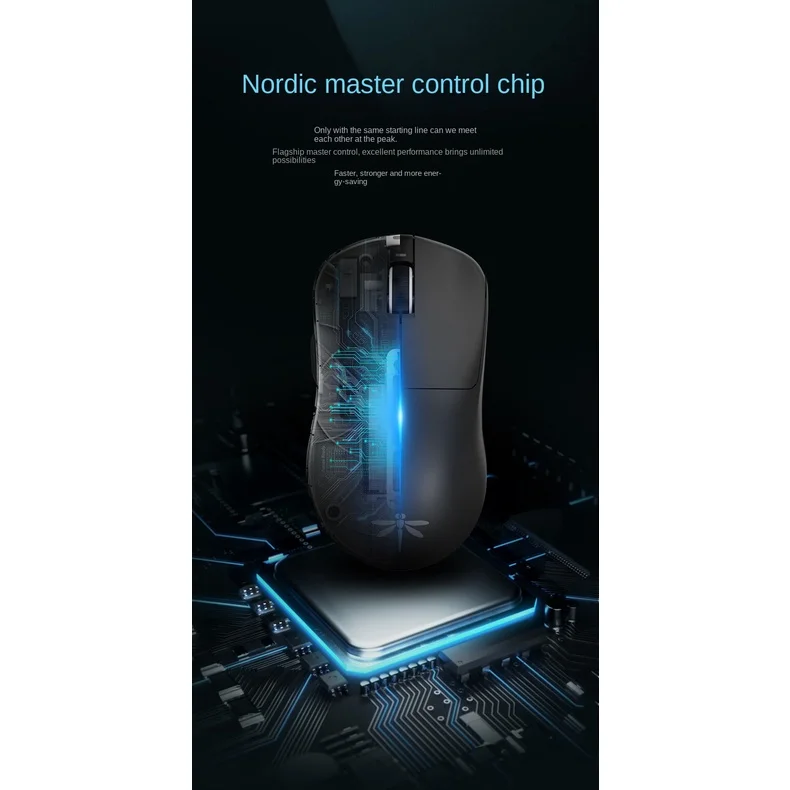 Imagem -06 - Vgn Dragonfly Mouse sem Fio Acessórios Gamer Recarregável Tipo-c Dual-mode Fps Peso Leve pc Acessórios f1 Pata 3395 2.4g