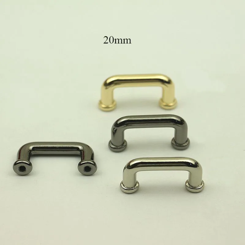 

5Pcs 20mm Metal Buckle U Rings Handbag Bag Connector Arch Bridge Hanger with Screw DIY Leather Crafts Sewing Hardware Accessory