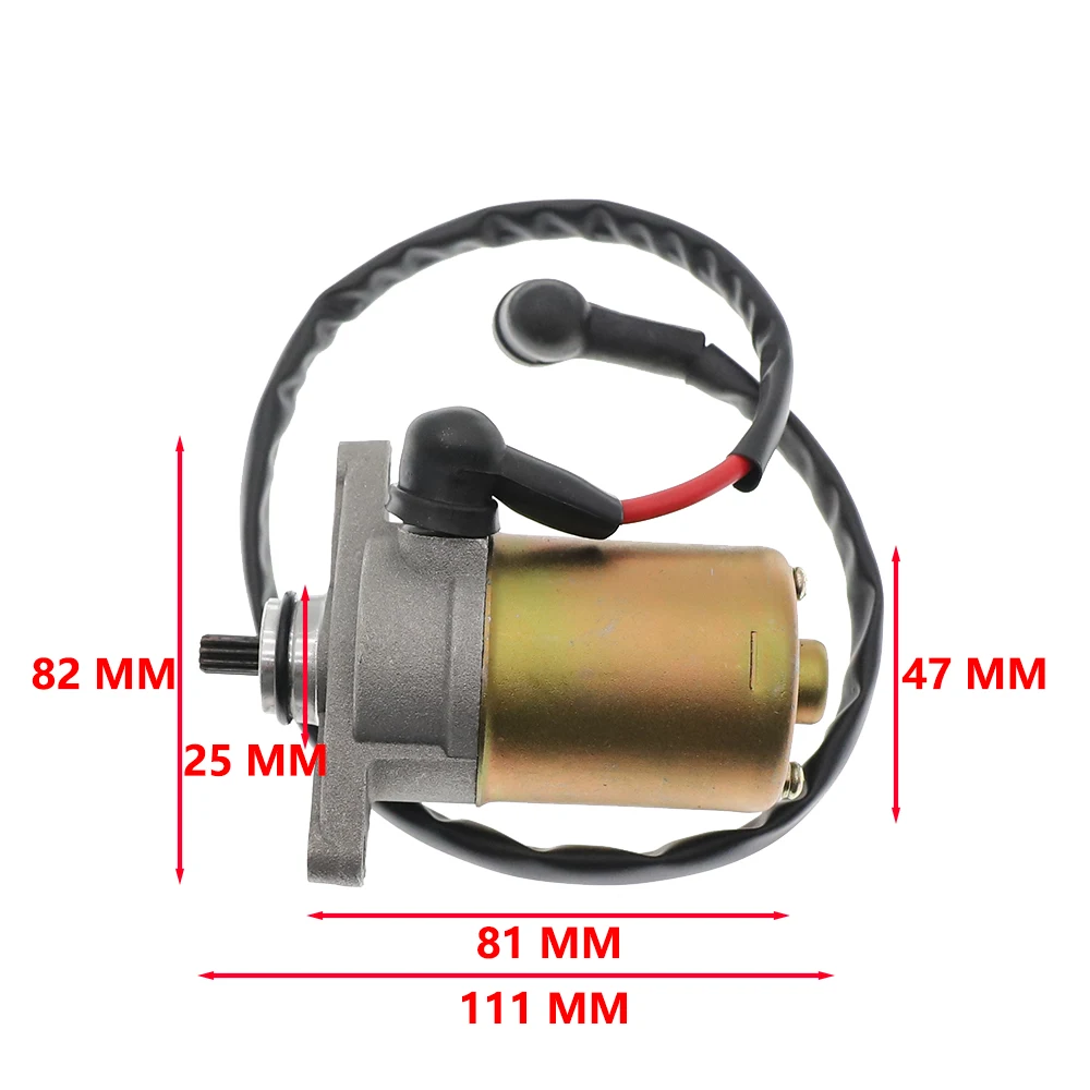 USERX Universal motorcycle Electric starting motor Starting motor For Scooter GY6 48 50 80 cc 1P39QMB