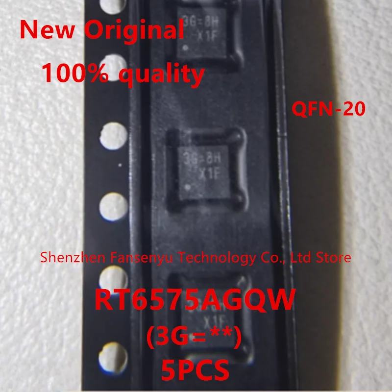 

(5piece)100% New RT6575AGQW RT6575A (3G=2B 3G=1D 3G=ED ) QFN-20 Chipset