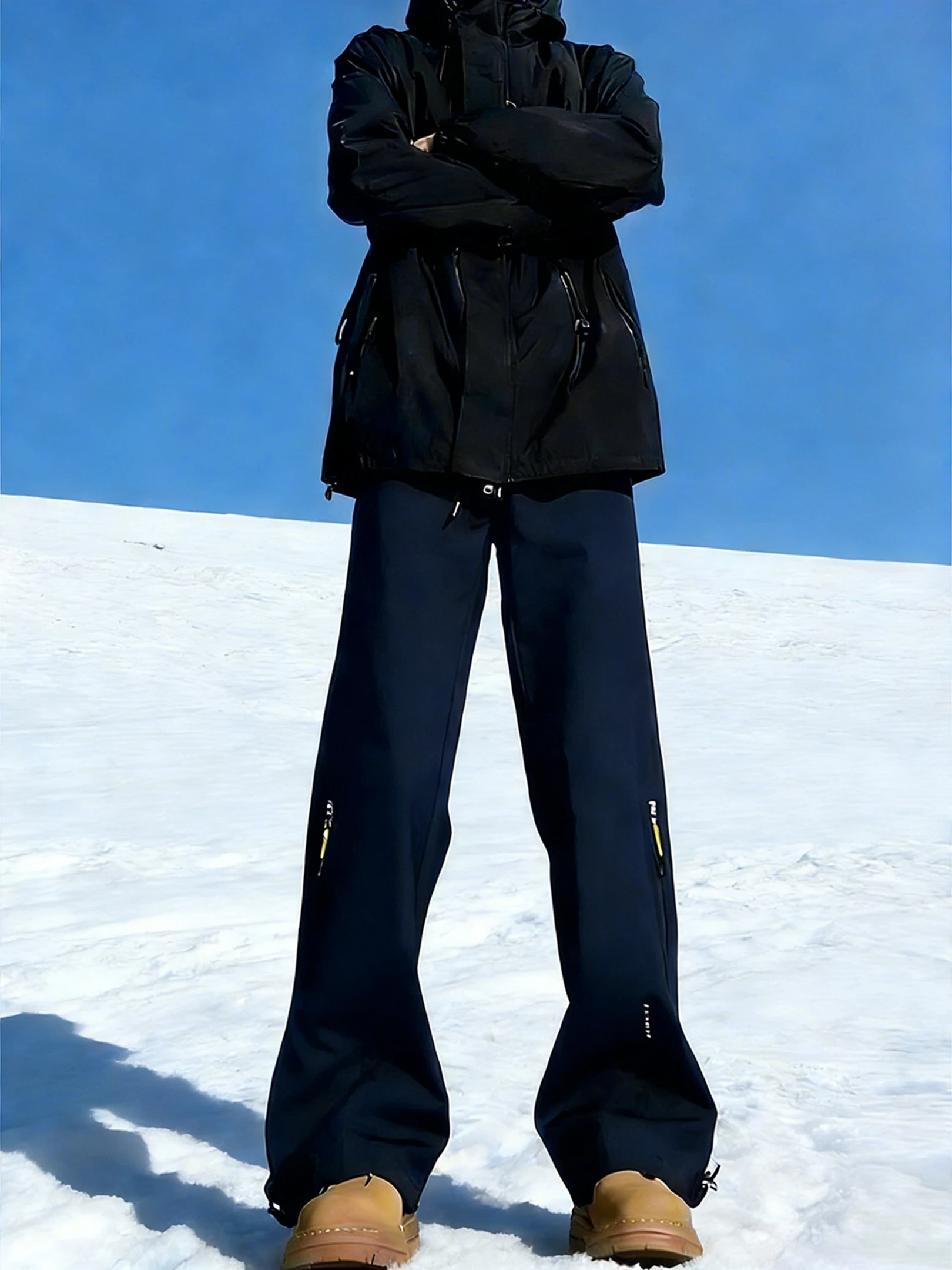 

Мужские уличные брюки для альпинизма и катания на лыжах, софтшелл, на флисовой подкладке, ветрозащитные, водонепроницаемые, рабочие, со средней посадкой, на молнии