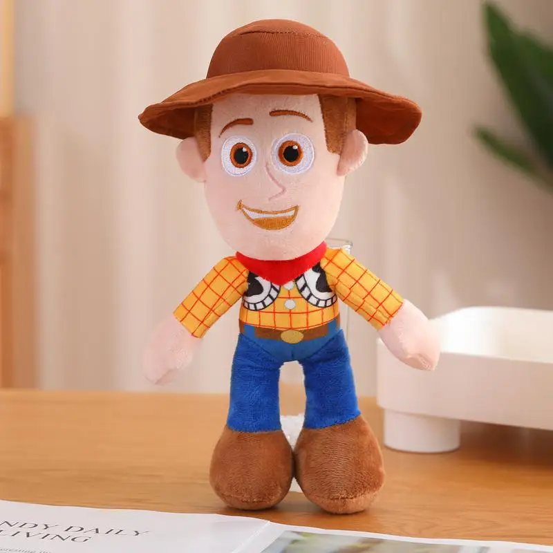 Toy Story Simpatica bambola di peluche Woody Jessie Cartoon peluche Zaino Decorazione Ciondolo di peluche Regalo di Natale