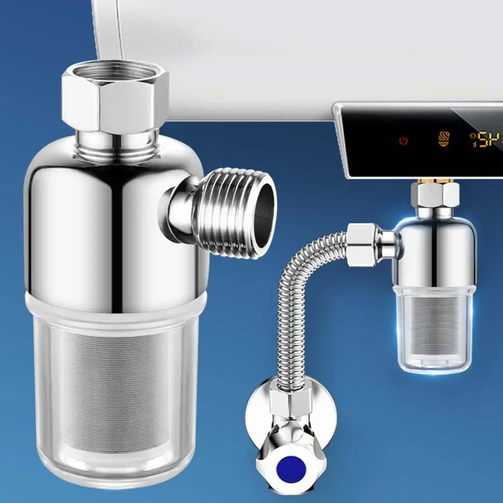 

Household Water Heater Pre-filter Copper 1/2 Interface Transparent Filter For Electric Water Heaters And Washing Machines