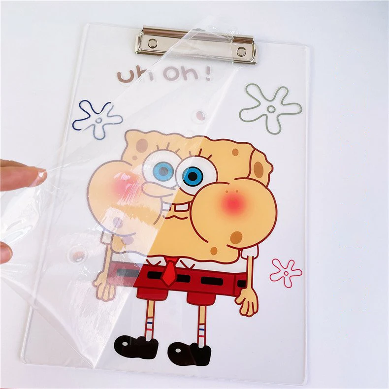 A4 Plastic Storage Clipboard File Box Case Document File Folder Clipboard Office School Supply Print Your Photo Customized Logo