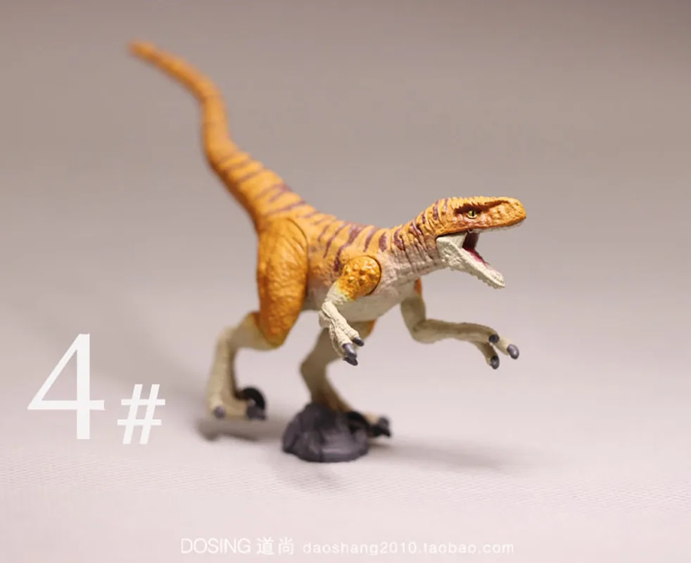 Japanese Genuine Jurassic Dinosaur Model Desktop Ornaments Small Simulated Animals Dinosaurs Velociraptors Hand-made Toys