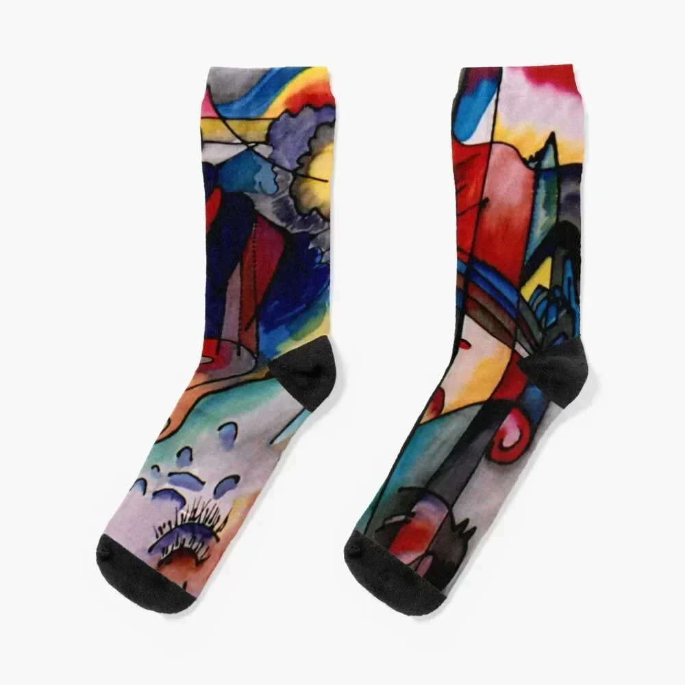 

Kandinsky - 293, abstract artwork Socks anime hiphop men cotton high quality Socks For Man Women's