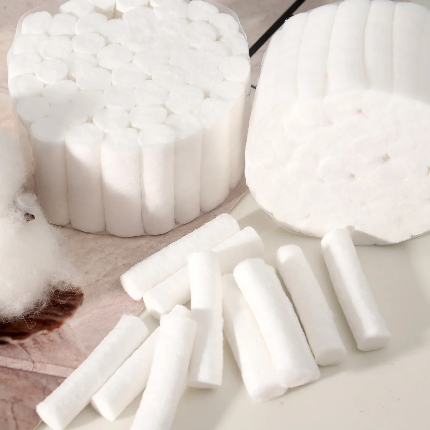 50/100 قطعة لفة قطن للأسنان مادة طبيب الأسنان منتج تبييض الأسنان تنظيف جراحي لفات قطنية مواد مستهلكة عالية الامتصاص #6