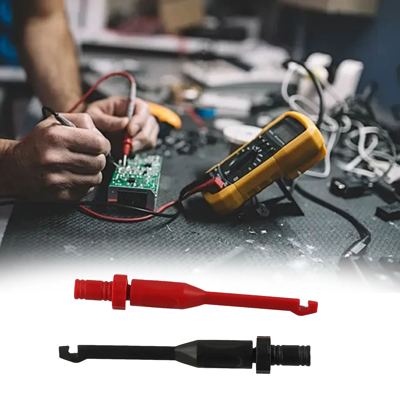 Cable Diagnostics Circuit Inspection Test Clip Probes Diagnostic Tool Multimeter And Oscilloscope Adapter Red Wire Clamping Tool