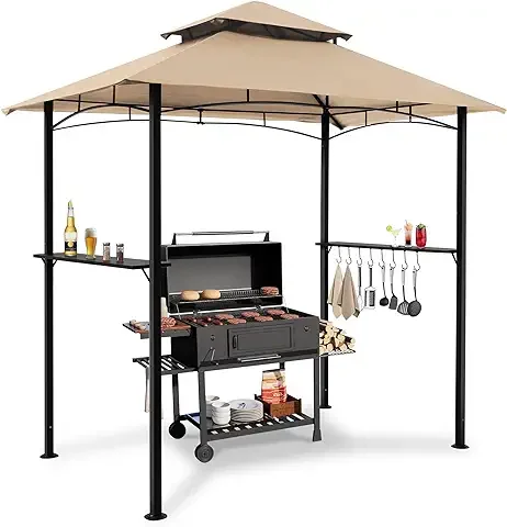 Replacement of barbecue grill canopy cover for gazebo, outdoor garden gazebo tent