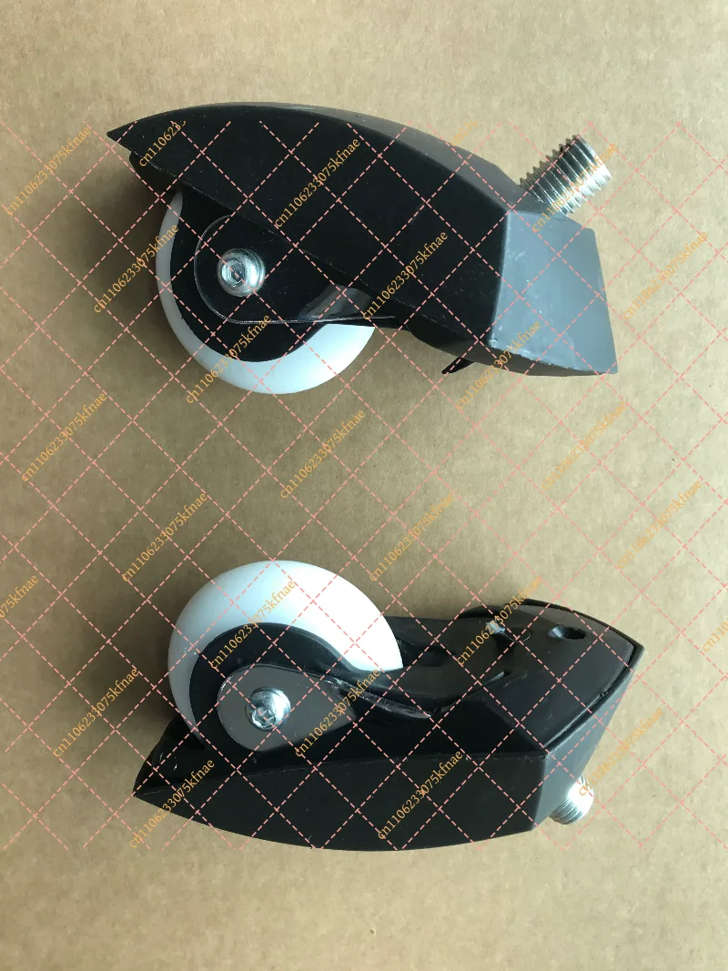 For Three-Wheel Drift Car Wheels - Universal PU Caster Assembly with Bracket for Coarse/Fine Thread Drift Trike