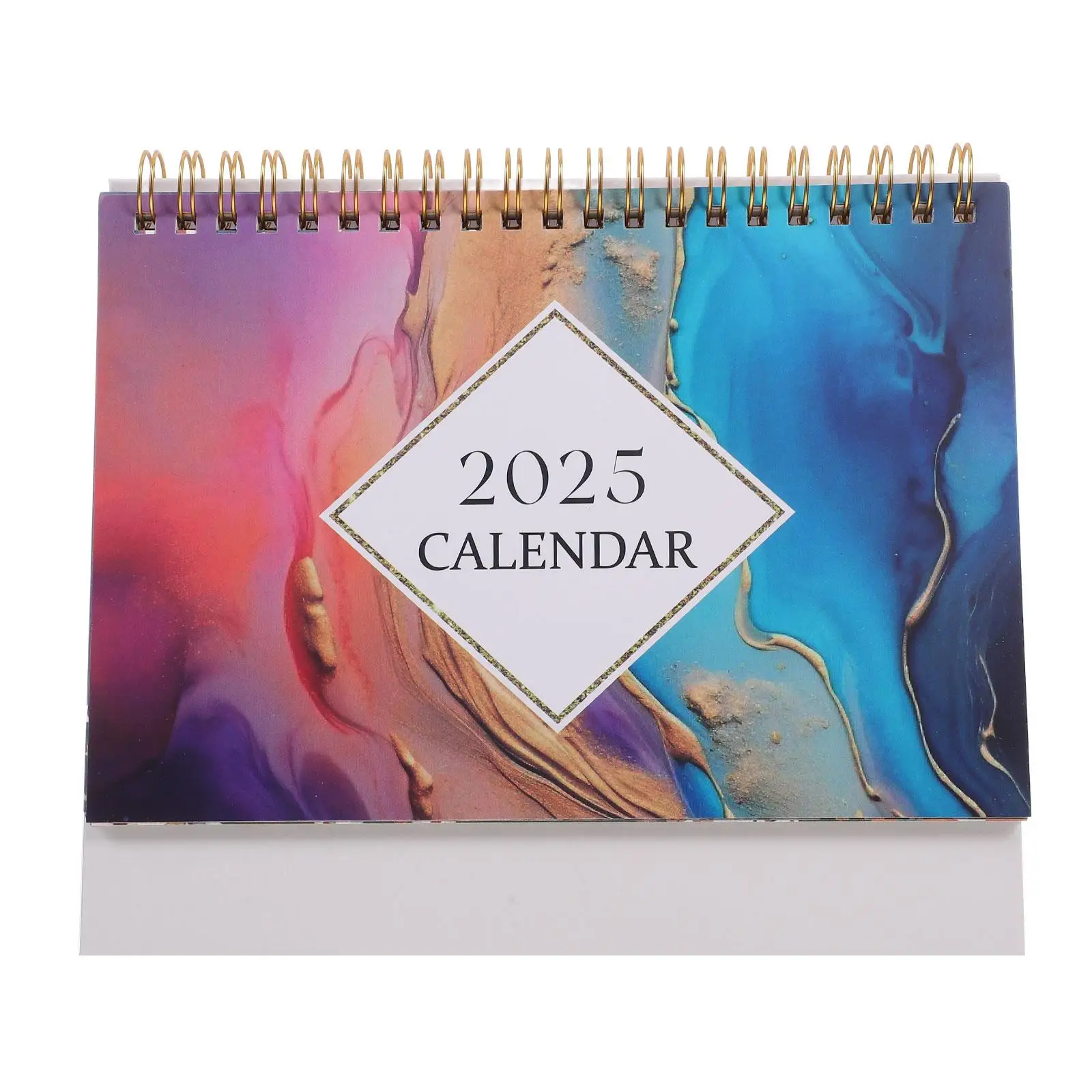 

2025 Desk Calendars Year Planner Aesthetic Flip Paper Academic Retro Table Calendar Desktop Decor Home Office Teacher Gift