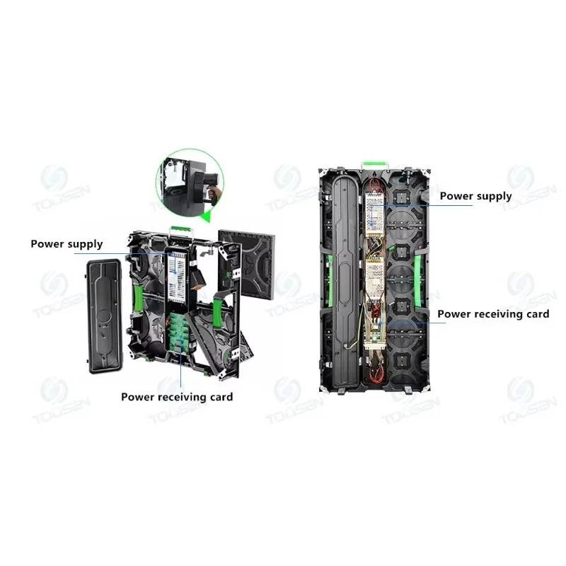 Smart Curved Rental LED Screen P1.9 P2.6 P2.9 Stable No Black Screen Indoor Outdoor Video Wall Panel For Event Animation Showing view 3