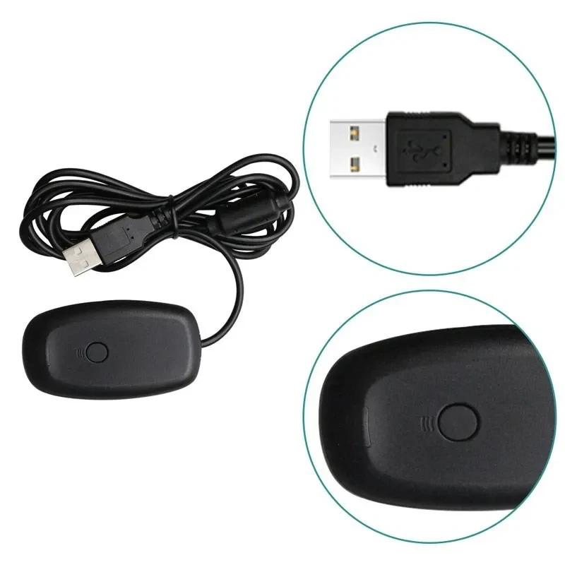 Wireless Gaming Receiver USB Adapter For Xbox 360 Gamepad Controller Transmitter Support PC Win7/8/10 Game Accessory view 3
