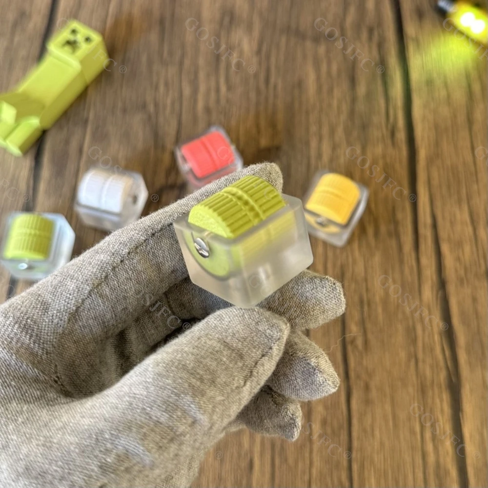 Candy Fidget Roller PC Transparant Dingding Coin Fidget Speelgoed voor volwassenen Stress Relief Speelgoed Antistress EDC