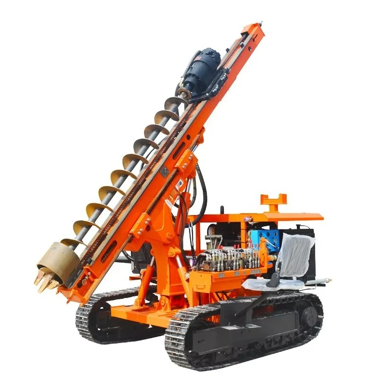 Photovoltaic Pile Driver Factory Direct Supply Multi-Specification Mountain Photovoltaic Engineering Drilling Small Photovoltaic