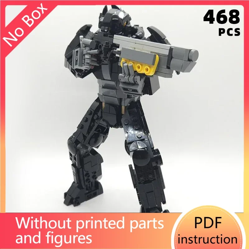 radiation series power armor bricks game decoration robot blocks moc gift nuclear war brotherhood fall prop toy action figureChr