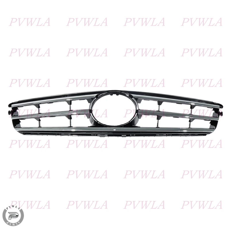 Chrome  Front Bumper Center Grille For Benz  W204 C250 C300 C350 2008 2009 2010 2011 2012 2013 2014 Cover Middle Net 2048800023 view 6