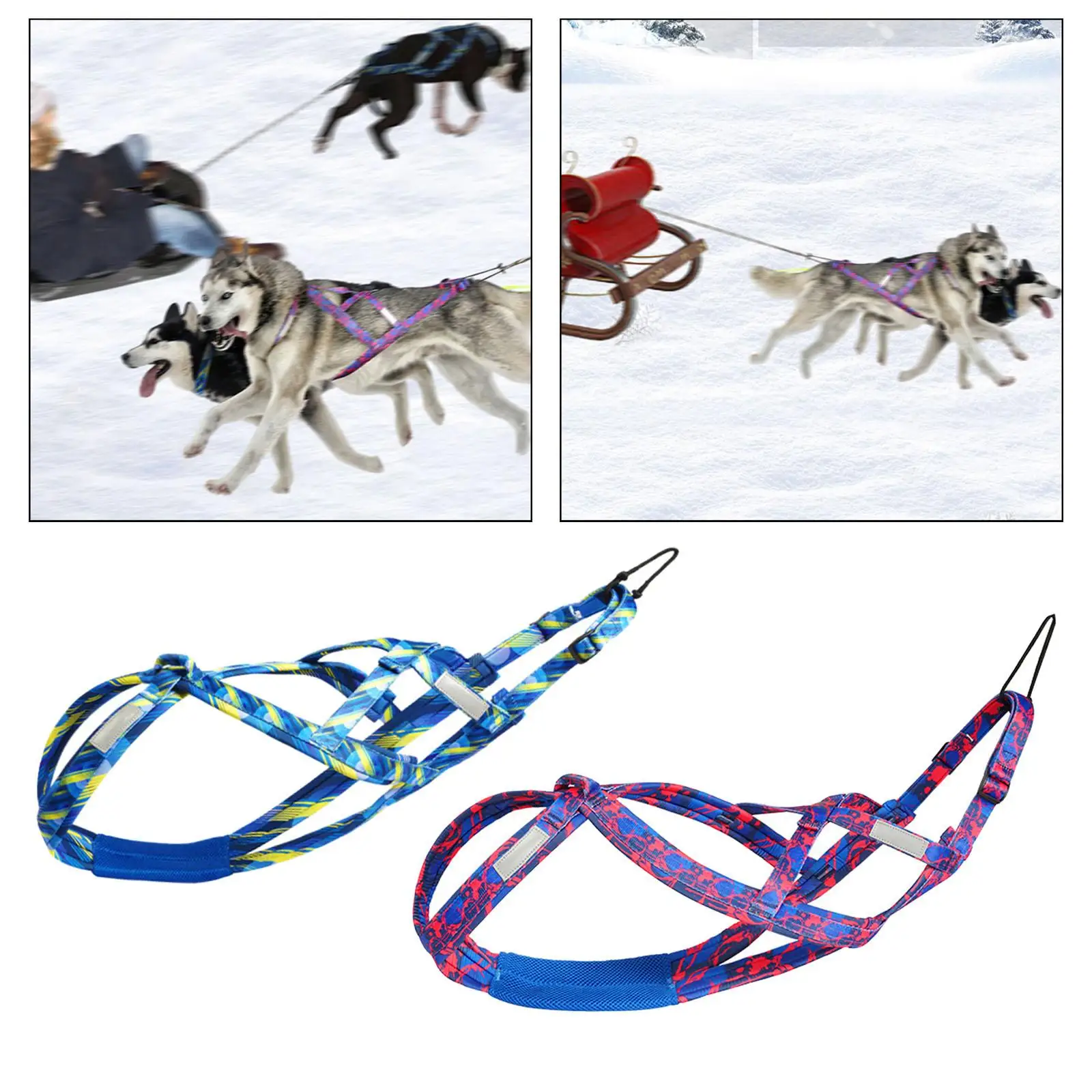 Husky Harness for Medium Large Dogs, Speed Training Pull Harness, Sled Harness