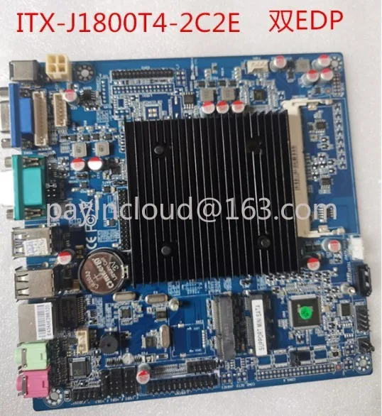 

ITX-J1800T4-2C2E Cash Register All-in-One Machine Industrial Control Mainboard J1800 Dual EDP Mainboard
