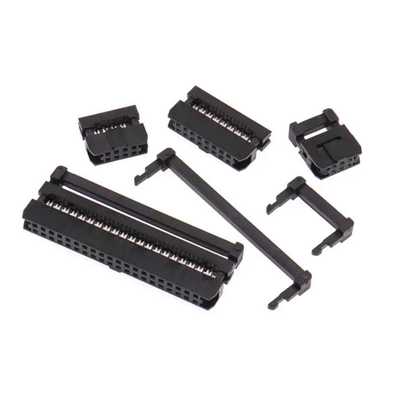 10 sztuk FC-6 podziałowej 2.54MM/8/10/12/14/16/18/20/30/40 złącze żeńskie gniazdo IDC