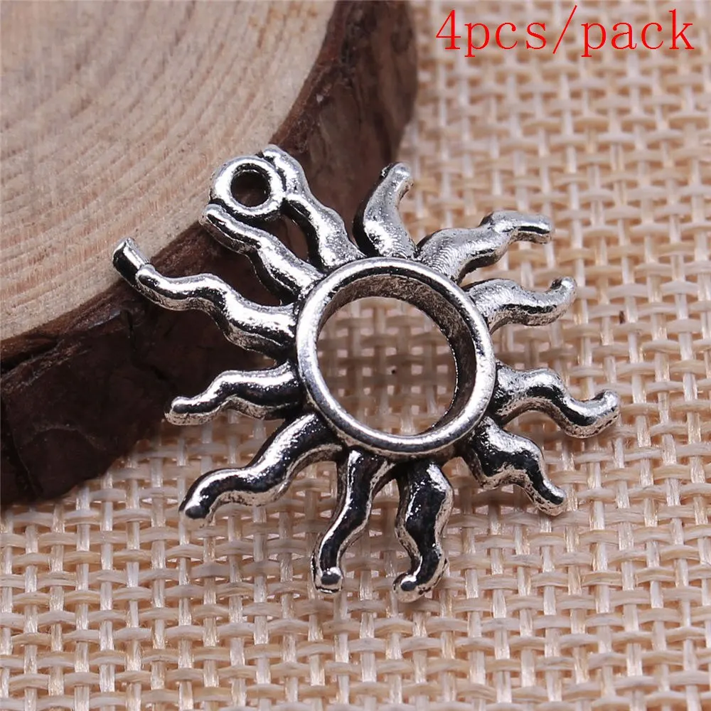 Sun Charms For Jewelry Making DIY Pendants For Gift Bulk