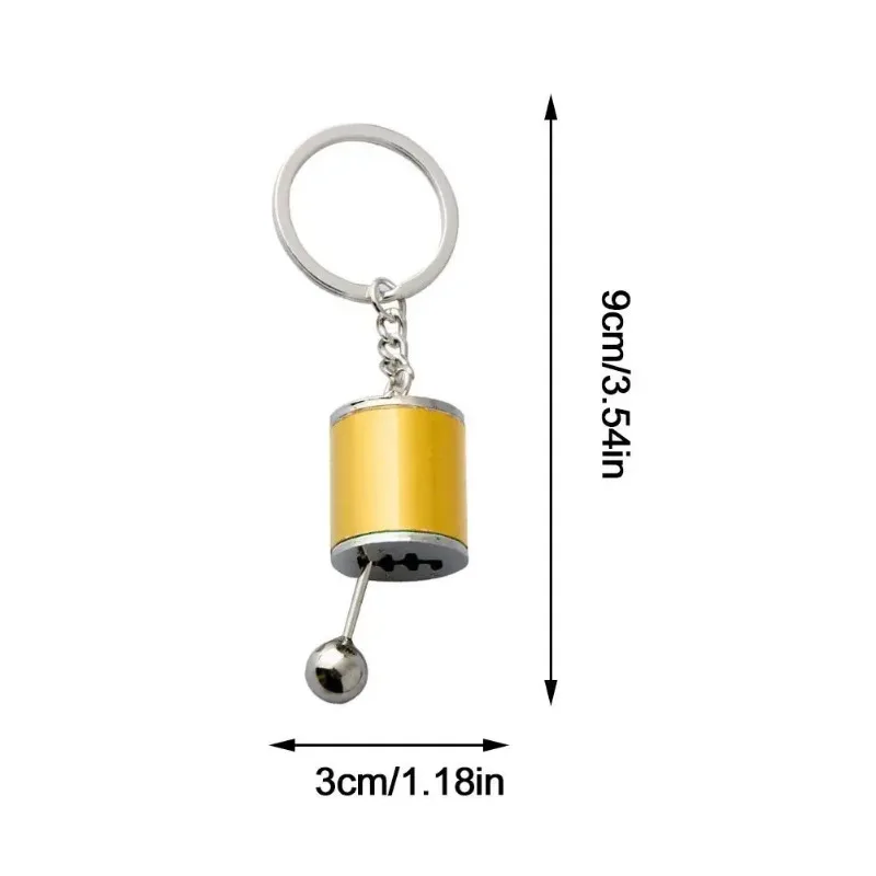 Mini Car Modification Gearshift Keychain Creative Personalized Car Manual Gear Keychain Pendant image 6