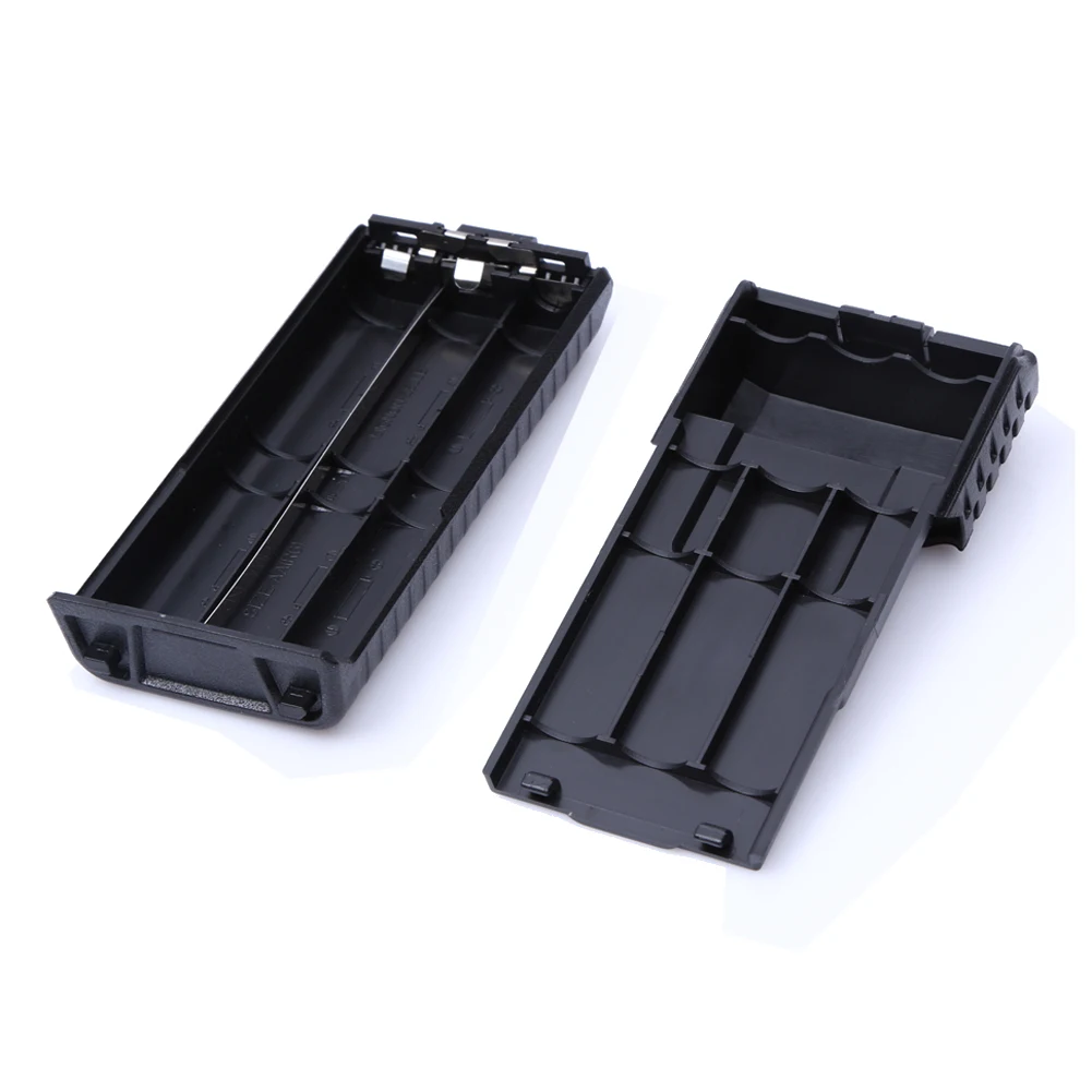 6 AA تمديد علبة البطارية حامل البطارية حافظة بطاريات لراديو Baofeng F8 F9 UV5R UV5RE Plus