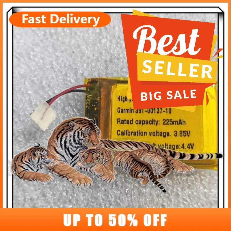 

【Fast Delivery】3.85V 225mAh 361-00137-10 190mAh Battery for Garmin Venu 2S Smart Watch Battery