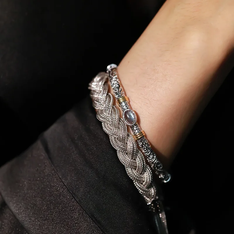 XIYANIKE 2024 Summer Unique Zircon Cuff Bracelet For Women Girl Vintage Fashion New Jewelry Party Lady Gift pulseras mujer