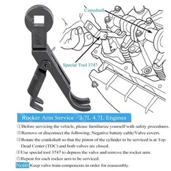 New valve spring compressor rocker arm disassembly support, suitable for 3.7 and 4.7 liter engines 1999-2013