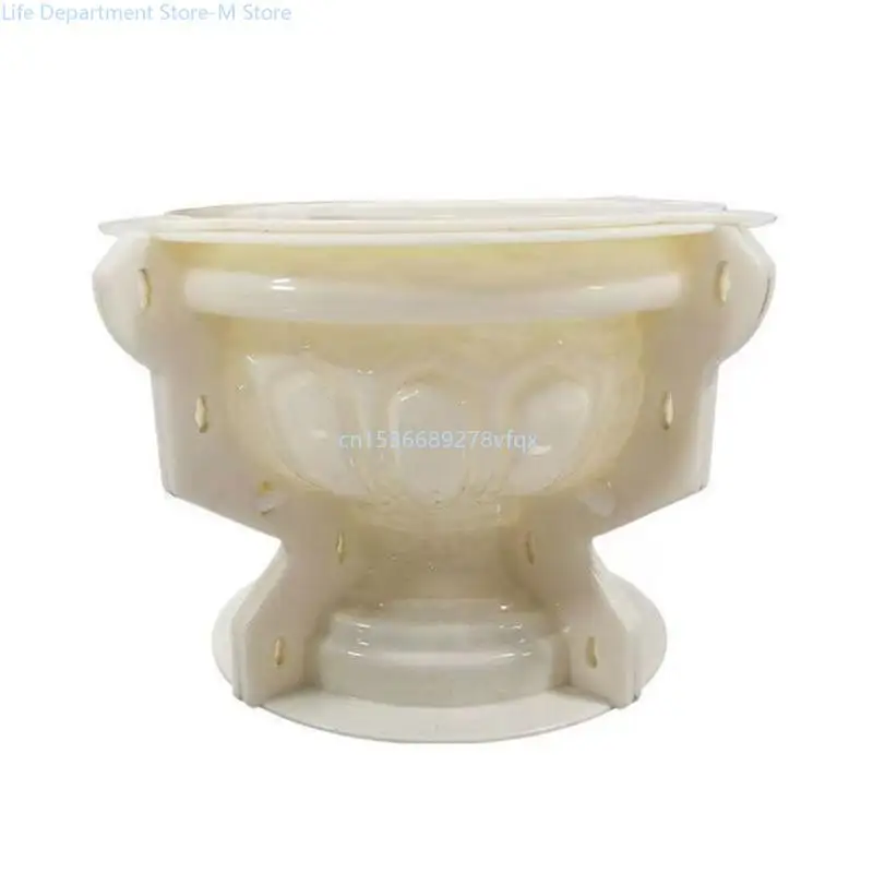 

Plastic Mold Flowerpot Crafts Cement Home Decor Bonsai Planter Making Storage