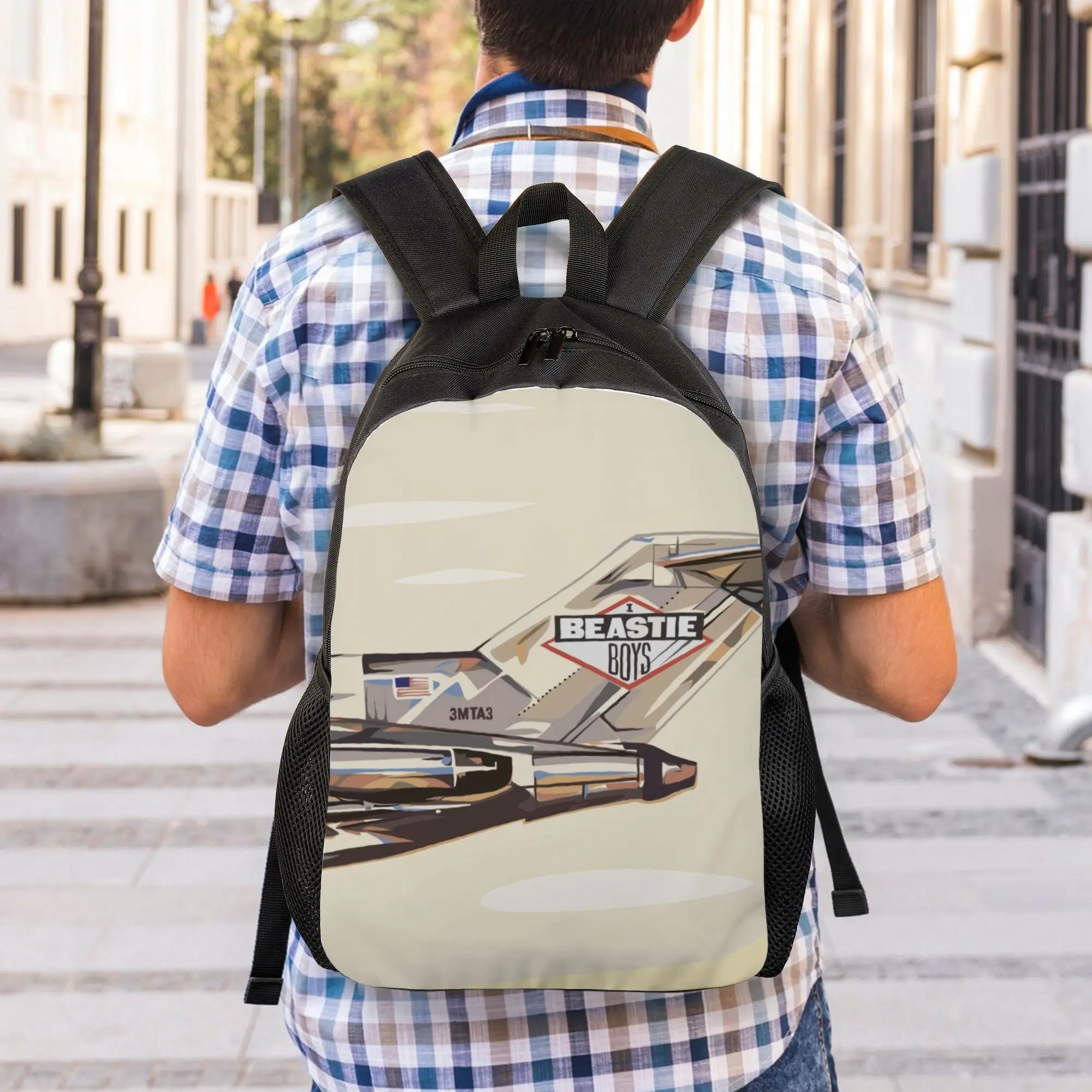 Back to school season Solid Beastie Boys 8 Laptop Bag  Girl Boy Handbag Backpack