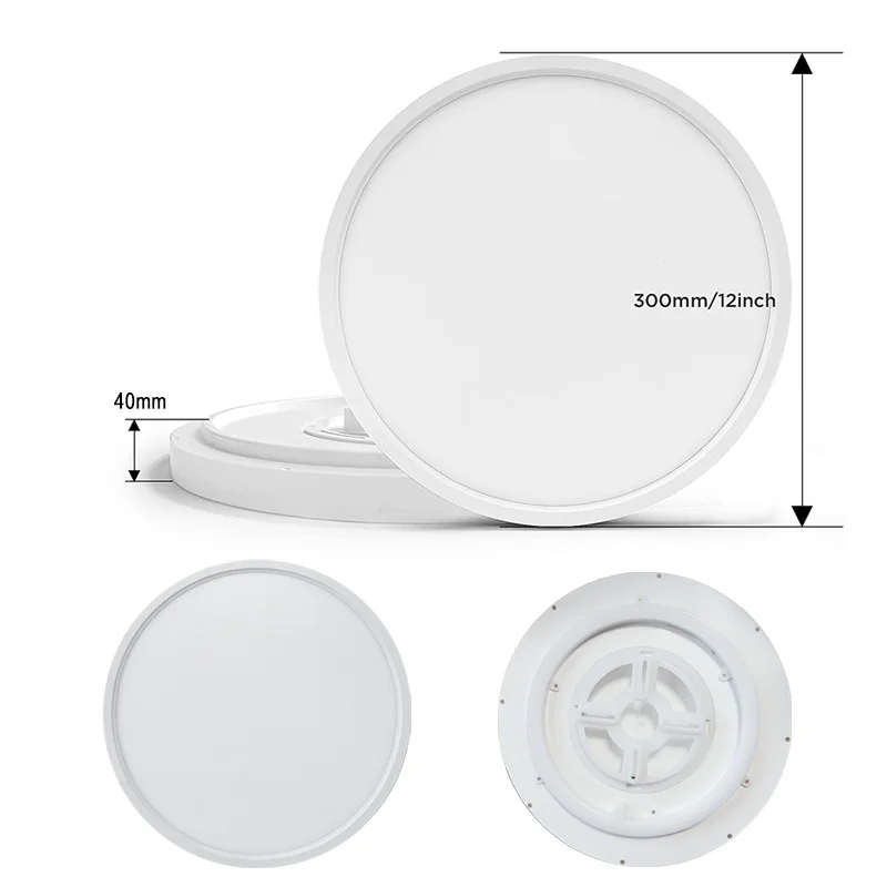 Indoor Lighting 20w RGB Warm White Dimmable Tuya WiFi Smart LED Ceiling Light with Backlight APP Voice Control with Alexa/Google