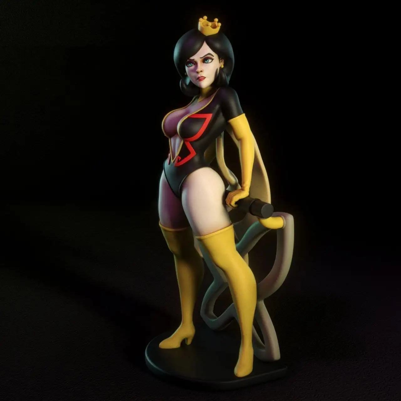 

1/24 Scale Resin Figure Assemble Model Kit A stern lady Unassembled and Unpainted 3D printing DIY toy 625