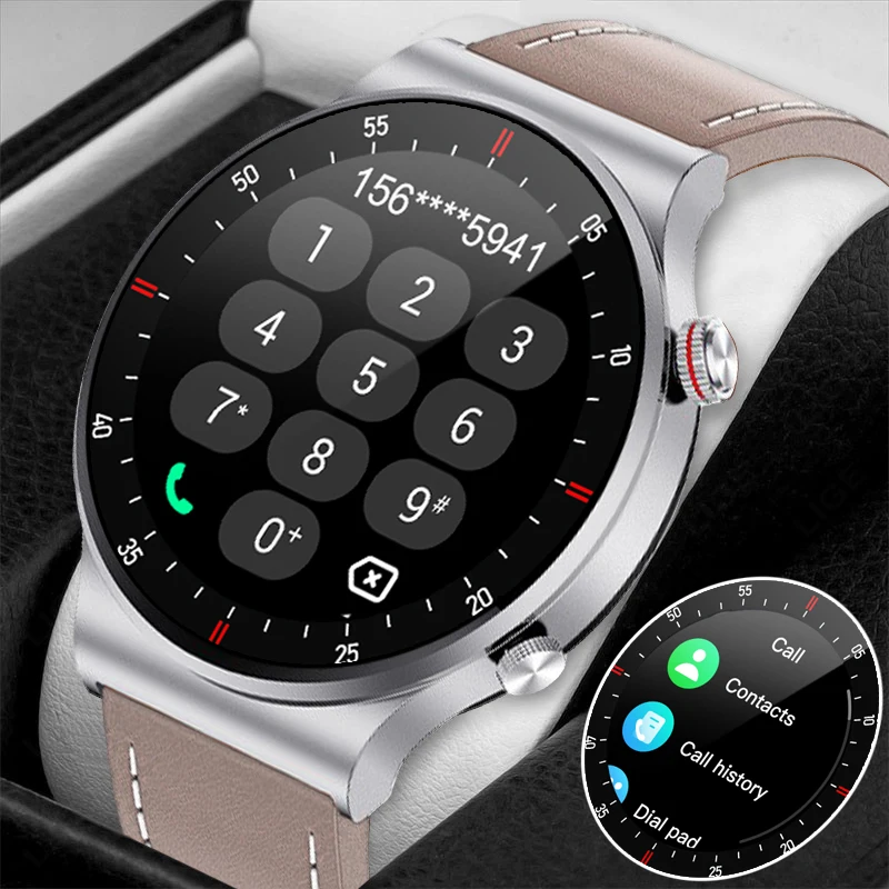 

LIGE NFC Bluetooth Call Smart Watch Men Full Screen Sports Bracelet Waterproof ECG Health Monitor SmartWatch for IOS Android