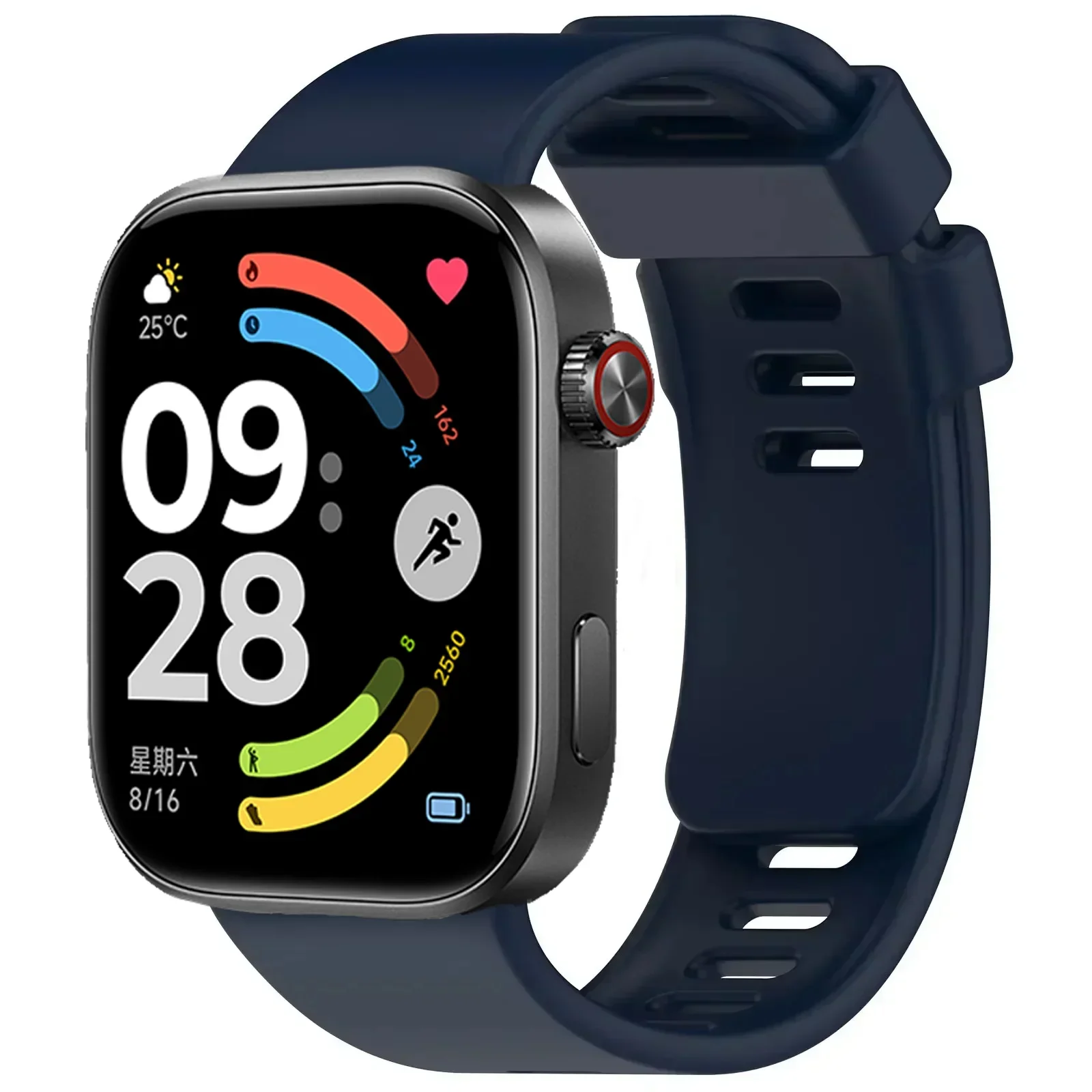 Original Silicone Strap for Redmi Watch 6 Active 6 Lite 6 5 4 Sports Watchband Xiaomi Mi Band 10 Pro 9 Pro 8 Pro Bracelet Band
