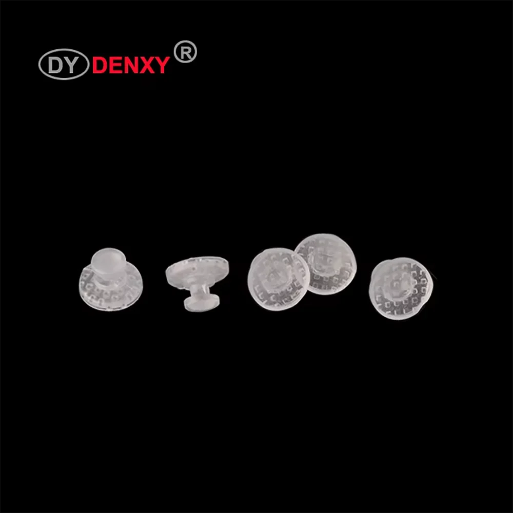 Denxy คุณภาพสูงเซรามิค Lingual ปุ่มทันตกรรมความงามจัดฟันปุ่มเซรามิค Bondable ปุ่มจัดฟันวงเล็บ