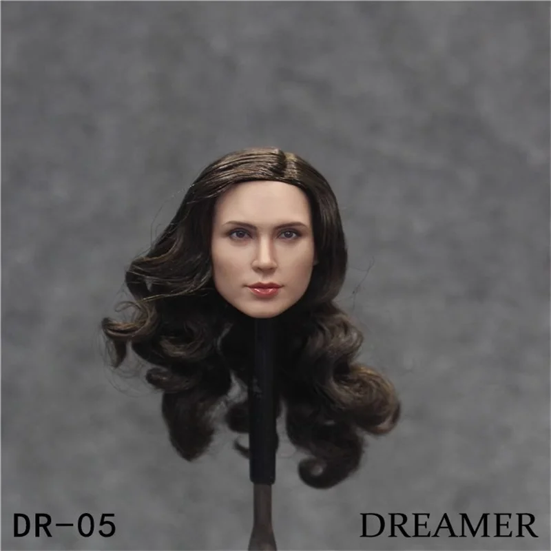 

DR-05 1/6 Female Soldier Gal Gadot Head Carving Model Toy Accessories Fit 12" Action Figure Body In Stock