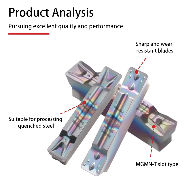 Deskar-溝入れ用硬化スチールスロットブレード,CNC旋盤,mgmn200,300, 400,500-g,t,m,tf618,100% オリジナル