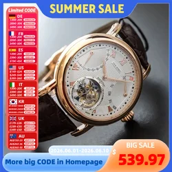 Seakors watch Seagul tourbillon movement ST8004 men top brand mechanical watch luxury sapphire wristwatch gifts band business