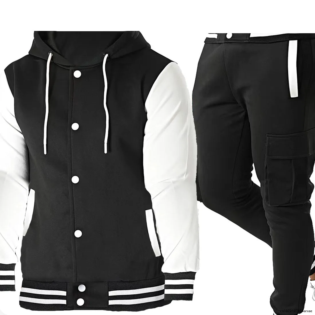 Autumn Hoodie Sets Men Tracksuit Casual Hoodies Sweatshirt+Sweatpants 2 Piece Set Male Pullover Hoody Fashion Streetwear Clothes