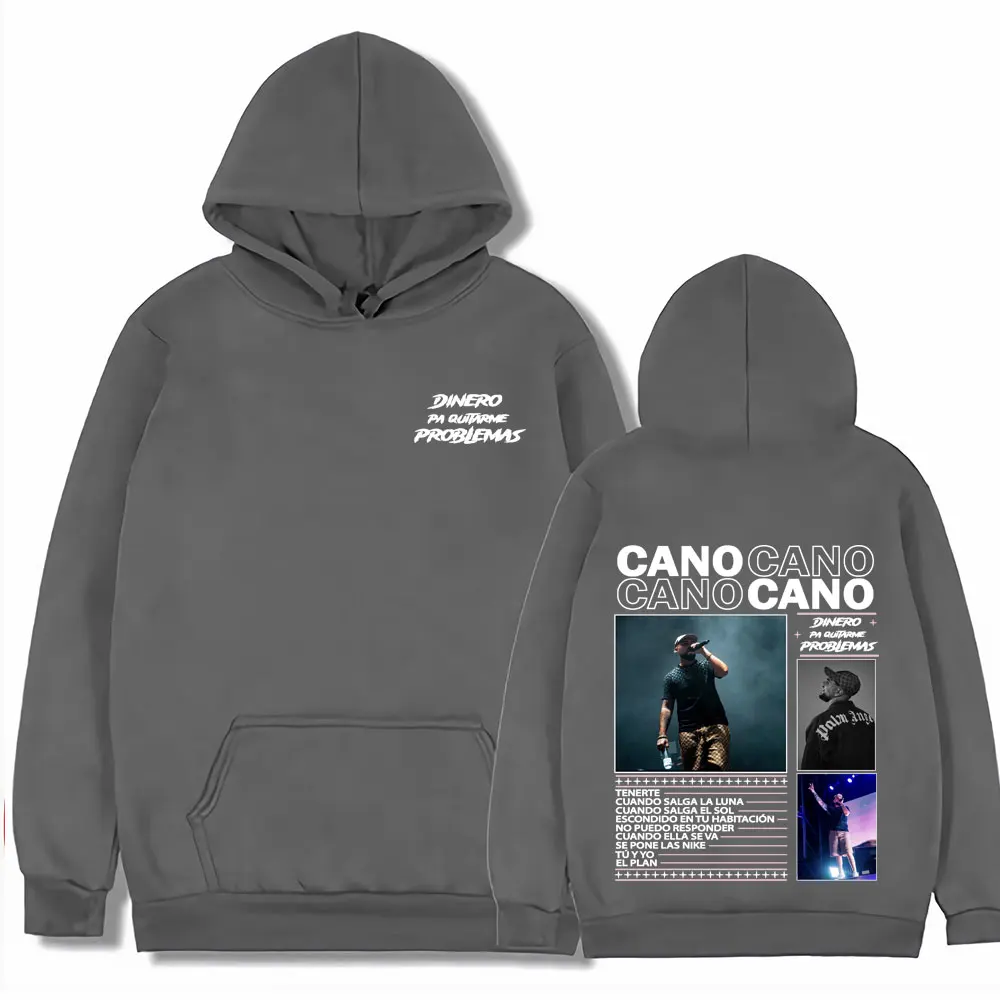 Rapper Cano Triana New Album 2025 Tour Merch Hoody Men Women Hip Hop Fashion Trending TOPS Casual Fleece High Quality Sweatshirt